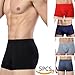 TEERFU 5 Pack Mens Bamboo Fiber Underwear Sexy Boxer Briefs Breathable Shorts,US S-M (Size tag XL),5pack - in 5 Color