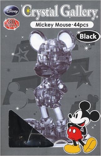 Hanayama Disney Crystal Gallery 3d Puzzle Mickey Mouse Black 44pcs Puzzle Amazon Com Books