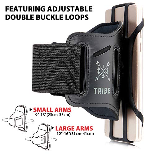 TRIBE Running Phone Holder Sports Armband. iPhone Cellphone Arm Band