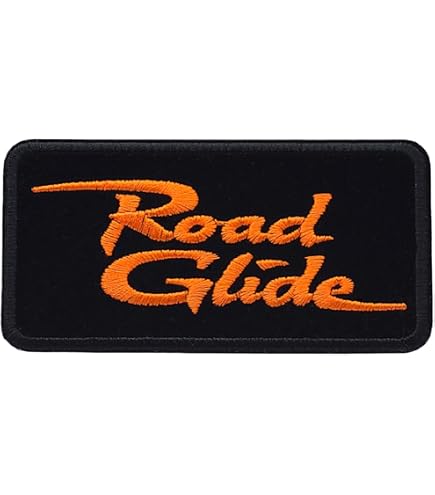 Biker Novelty Patch – 'Fatboy' Text, Sew / Iron On, Palm-Sized, Motorsport Theme, Cloth Badge