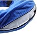 Inflatable Recovery Collar for Dogs and Cats-Comfortable Soft Pet E-Collar Does Not Block Vision Medical Postoperative Wound Healing Cone Blue