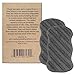 Konjac Exfoliating Sponge with Bamboo Charcoal - 2 Pack - 100% Natural Charcoal Body Sponge for Improving Skin's Look and Feel - Full Body Charcoal Sponge with Attached String for Hanging to Dry (2)