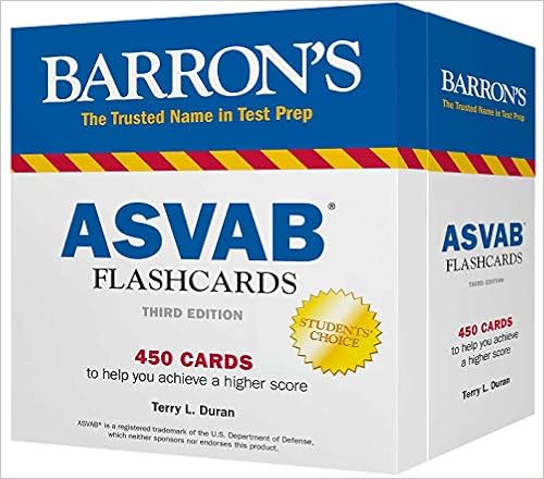 Barron's ASVAB Flashcards Barron's ASVAB Flashcards