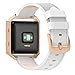 for Fitbit Blaze Bands Leather with Frame Large(6.7