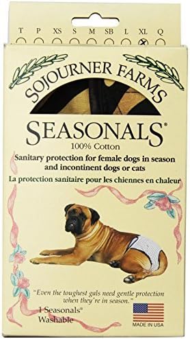 Seasonals Washable Dog Diaper, Fits X-Large Dogs, Zebra by Seasonals