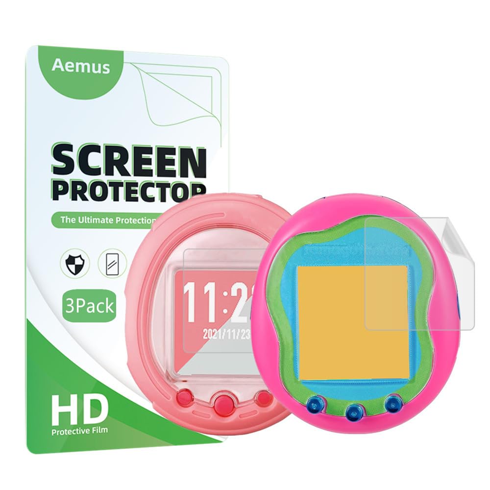 Photo 1 of Aemus Compatible for Tamagotchi Uni and Tamagotchi Smart Screen Protector, Full Coverage PET Clear FilmLPNPMEZ6150317
