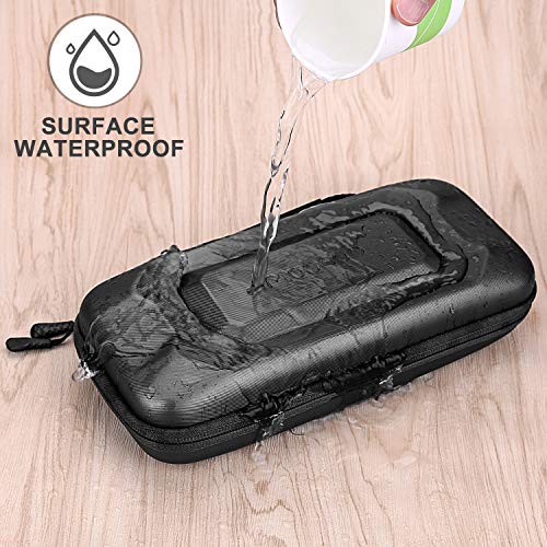 Moocoo Carrying Case for Nintendo Switch, Dual Protection Switch Hard Cover Portable with Large Capacity Protective Travel Shell for Nintendo Switch Console & Accessories with 20 Game Cartridges - Thumbnail 2