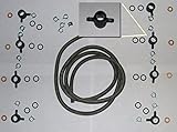 Injector Install Kit Return Line Kit for 6.9ltr Diesel Ford Line, Tees and Clamps.