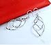 XILALU Fashion Women Alloy Plated Stud Dangle Earings Eardrop Jewelry Silver
