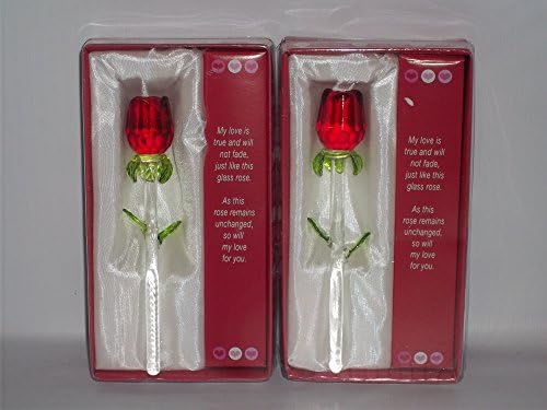 Glass roseAll Occasion Valentines Day, Mother's Day, Anniversary, Birthday, Gift (2)