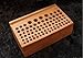 WellieSTR Wooden Stamp Stand Holder Wooden Holding Organiser Wood Tool Stand for Storing leathercraft Punches Tool Total 76 Hole