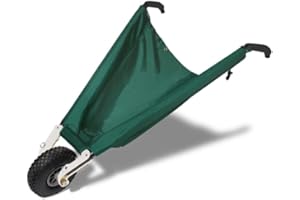 ALLSOP HOME AND GARDEN Allsop WheelEasy LE - Foldable Garden Cart (Wheelbarrow) with Easy Grip Handles