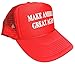 Oliasports Generic Make America Great Again Trump 2016 Unisex-Adult Adjustable Hat Red