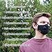Anti Pollution Dust Mask + 8 FILTERS - Face Mask for Dust, Mouth Mask N95 N99 Carbon Activated Air Dust Smoke Filter. Cotton Washable - Reusable Respirator Breathing Mask by Rensal Brothers (Black)