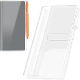 SBYURE Weeks Planner Cover,Plastic Book Covers,Transparent PVC Protective Sleeve,Clear Cover for Planner 7.48 x 3.74 Inch (Clear)