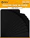Ebateck Iron On Patches Black Denim for Clothes, Fabric Repair Patch kit for Clothing Pants Jeans, Large Size - Super Strong (Upgrade Adhesive 0.12) (3-Inch-by-4-1/4-Inch)