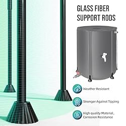 Collapsible Rain Barrel Water Collection System
