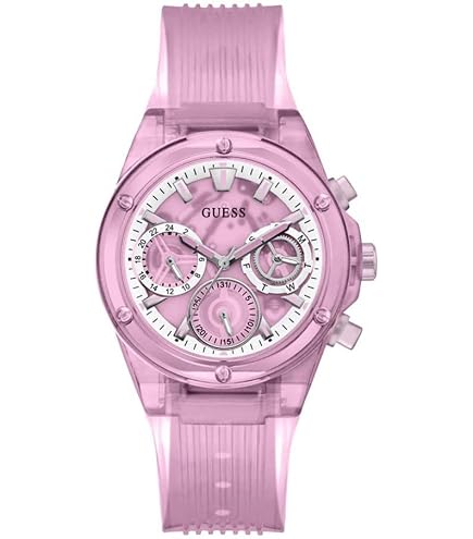 Amazon.com: GUESS Silver-Tone + White Stain Resistant  display picture 1
