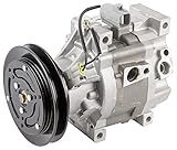 AC Compressor & A/C Clutch For Kubota B3030 L3430 L4630 M1055 M105S Tractor Replaces Denso SCS06C 6A671-97110 1-Groove - BuyAutoParts 60-01905NA NEW