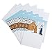 Hallmark 0599XXH2125 Shoebox Funny Christmas Cards Pack, Gingerbread House (6 Cards with Envelopes)