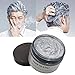 VOLLUCK Silver Grey Hair Wax Pomades 4.23 oz - Disposable Natural Hair Styling Clays Ash, Easy Cleansing Matte Hairstyle Coloring Material for Show, Party and Cosplay