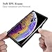 BITOBE Designed for iPhone Square Edges Case with Phone Ring Stand Grip Holder Soft TPU Slim Phone Cover