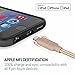 iSPECLE iPhone 8 Charger, 10Ft / 3M Lightning Cable Nylon Braided for iPhone X 8 Plus 7 6 6S Plus 5S 5C 5, iPad Air, iPad Mini 2, iPad Pro, iPad Touch 5th gen - Gold