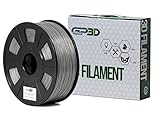 GP3D ABS Silver 3D Printer Filament - 1KG 1.75mm 2.2lbs. Compatible With 3D Printers Reprap, Makerbot Replicator 2, Makergear M2 and up, Afinia, Solidoodle 2, Printrbot