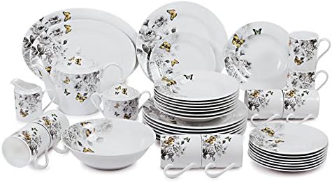 Success Butterfly Collection 40 Piece Dinnerware Set