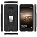 Newseego Huawei Mate 9 Case ,[Shockproof] Armor Dual Layer 2 in 1 with Impact Resistant Built-in Kickstand Fit Magnetic Car Mount for Mate 9-Black
