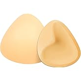 LAZYROSY Double Sided Sticky Bra Inserts Reusable Push Up Lift Self Adhesive Bra Pads for Bikini Swimsuit Sports Strapless Bra Sand
