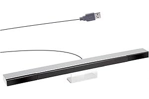 USB Wii Sensor Bar,Game Accessories Wii Sensor Bar Wired Receivers IR Signal Ray USB Plug Replacement for Nitendo Remote