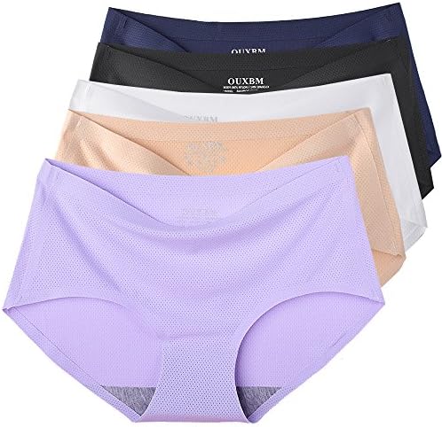 Womens Underwear Pack Seamless Hipster Panties Ladies Bikini No Show Panty Lines