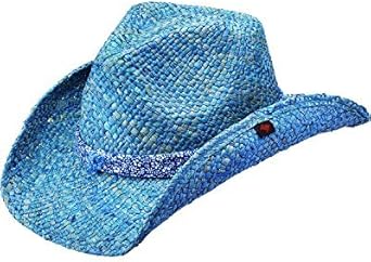 blue cowgirl hat