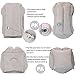 Inflatable Travel Pillow- Comfort Velvet Air Neck Travel Pillow with Portable Pump, Best Travel Partner for Airplanes, Trains and Cars Grey