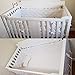 Safe Nursery Crib Bumper Pad, for Standard Size (52