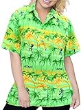 LA LEELA Women S To XXL Hawaiian Beach Shirt Blouses Tank Aloha Casual Holiday Sport Boho