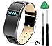 KingBaas Compatible Fitbit Charge HR Strap, Adjustable Watch Replacement Accessories Bands Compatible Fitbit Charge HR/Charge HR Band, Black