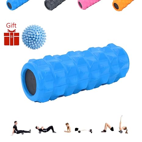 Foam Roller Masaje+Puntiagudo Pelota Masaje,Rodillo de Espuma ...