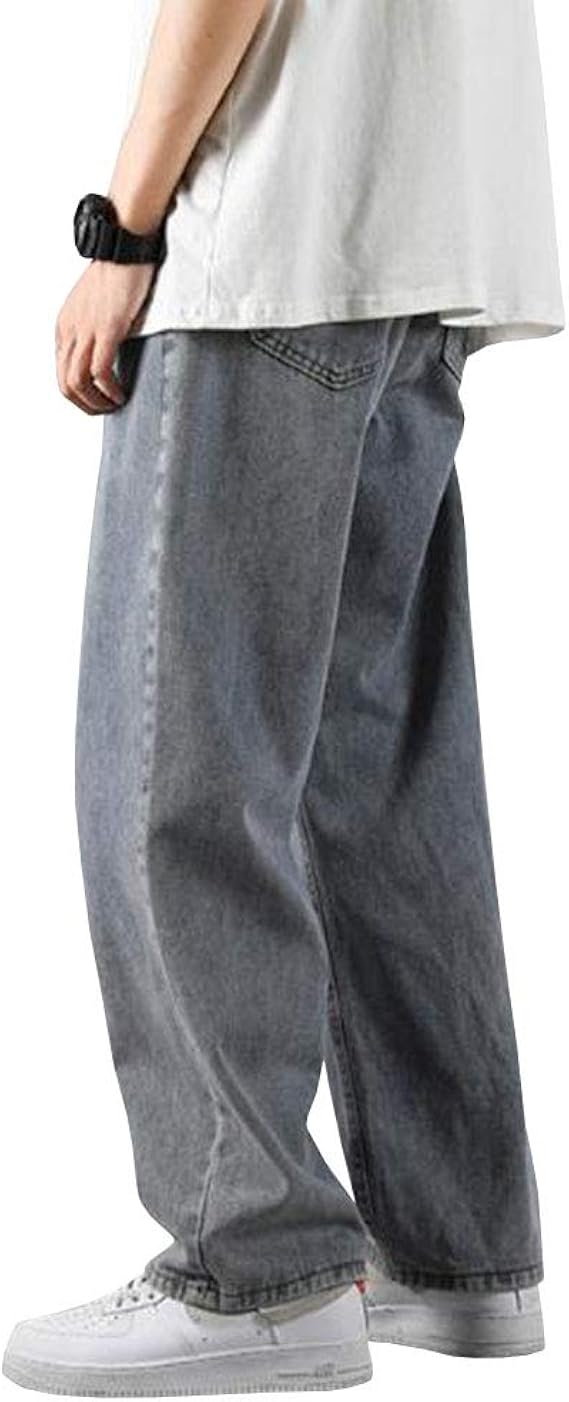 Amazon Feellway メンズ ジーンズ ワイドパンツ デニムパンツ C0966 L ジーンズ 通販