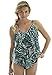 Roamans Women's Plus Size Tiered Swim Tankini