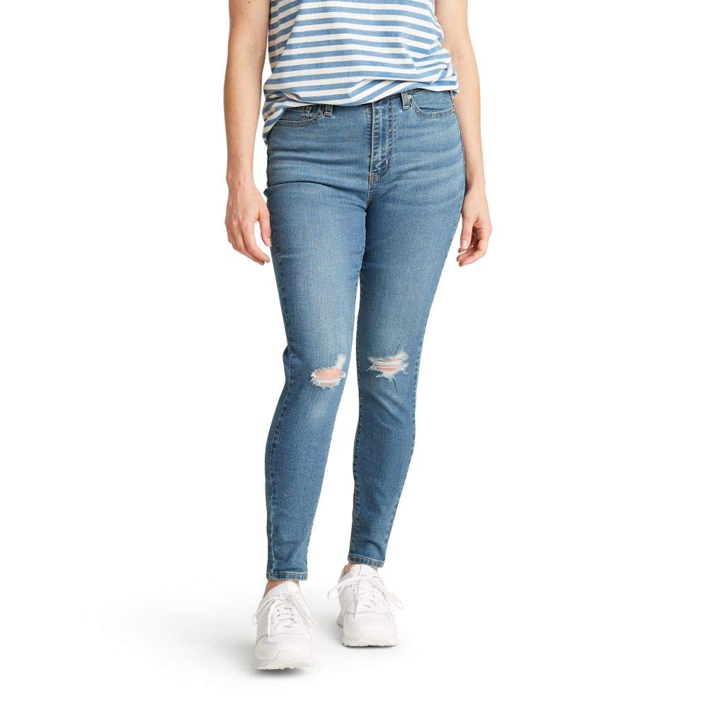 Photo 1 of Levi Strauss Signature Women's Size High Rise Super Skinny Jeans (Standard and Plus), One and Only-Waterless, 24 Long