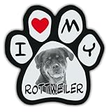 Picture Paws | Dog Paw Shaped Magnets: I LOVE MY
