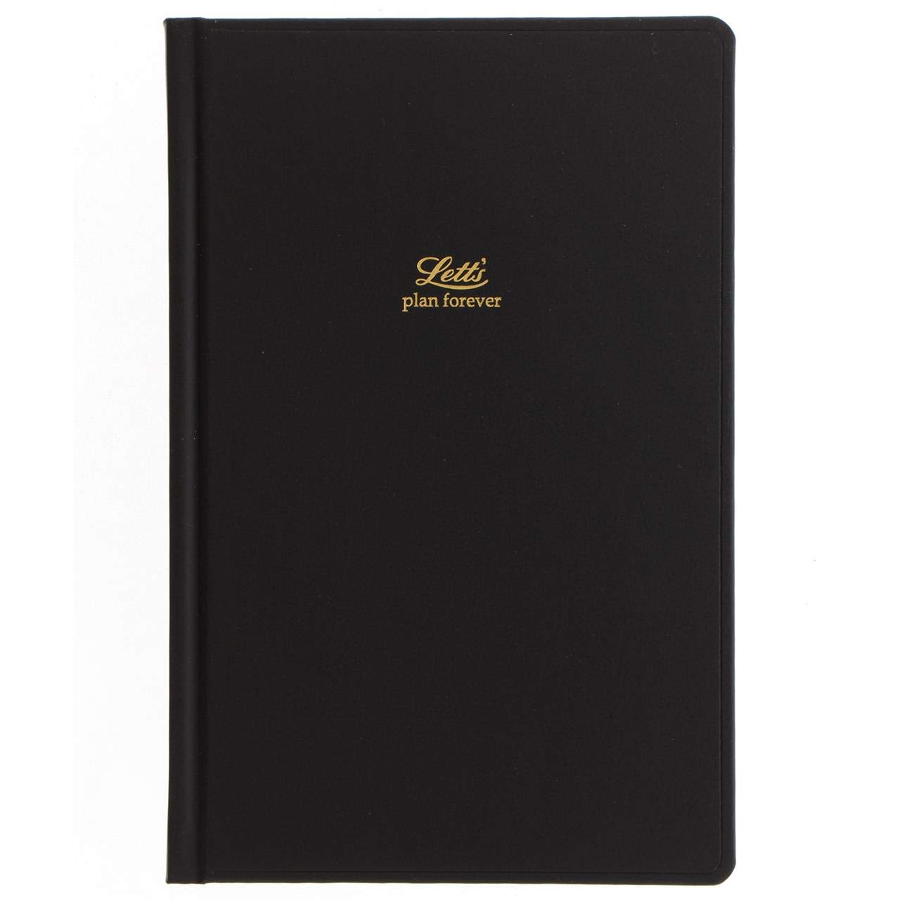 Letts Icon Perpetual Undated Diary - black