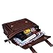 EOSUSI Women's Faux Leather Briefcases Messenger Bag Ladies Handbags, Brown