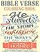 Bible Verse Coloring Book: Over 300 Scripture Coloring Pages of Motivational, Inspirational Quote Sayings and Uplifting Religious Gift for Christian Kids, Teens and Adults by 