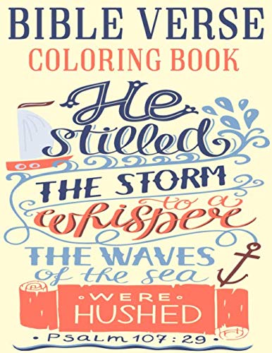 Bible Verse Coloring Book: Over 300 Scripture Coloring Pages of Motivational, Inspirational Quote Sayings and Uplifting Religious Gift for Christian Kids, Teens and Adults by Daily Blessings Publish