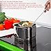 Best Utensils Asian Kitchen Stainless Steel Spider Strainer Professional Wire Skimmer with Spiral Mesh (5-Inch Strainer Basket)…