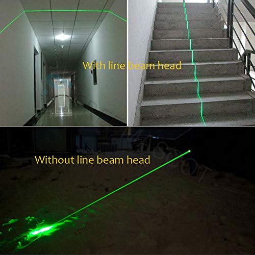 FreeMascot Green/Red Light Line Beam Presenter Pen (Black) (Green)