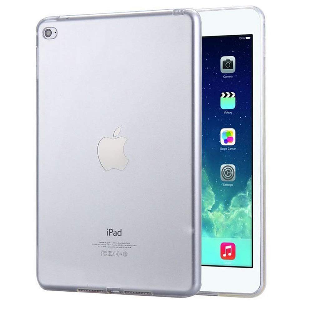 REY - Case for iPad AIR 2 - iPad 6, Transparent TPU Silicone, Ultra Thin 0.33 mm